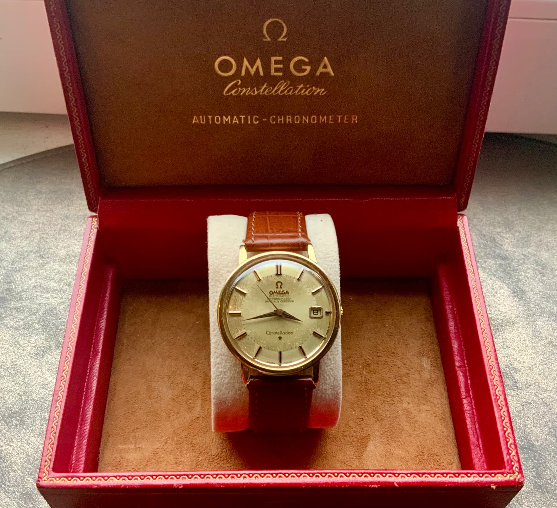 Omega Constellation automatic chronometer full set with original box